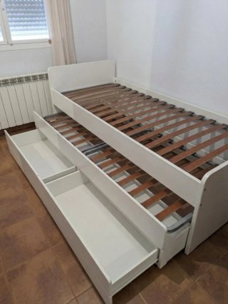 Cama nido dos camas con cajones