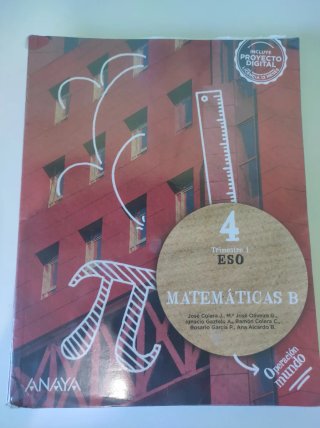 Libros 4º ESO Anaya – Matemáticas