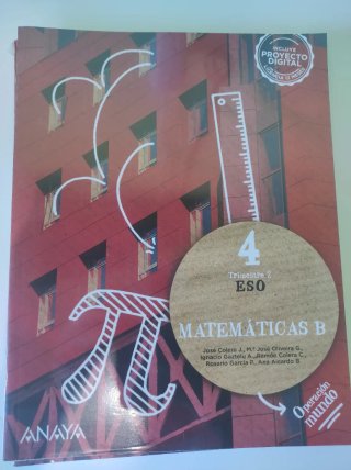 Libros 4º ESO Anaya – Matemáticas