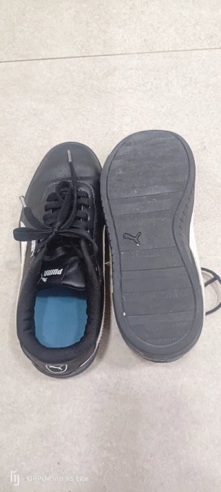 Zapatillas Puma niño negras
