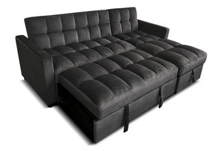 Sofá Chaise Longue Gris Convertible 170x190