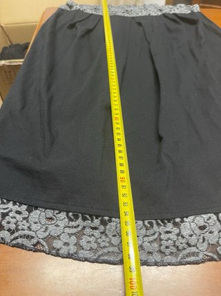 Abito Intimissimi pizzo grigio e nero taglia L
