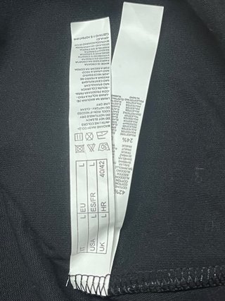 Abito Intimissimi pizzo grigio e nero taglia L