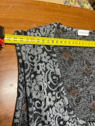 Abito Intimissimi pizzo grigio e nero taglia L