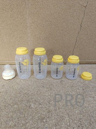 Biberones y bolsas para leche materna