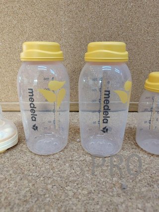 Biberones y bolsas para leche materna
