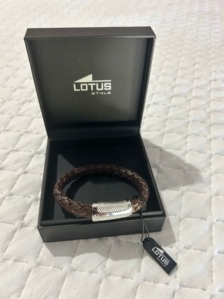 Pulsera Cuero Trenzado Lotus Style