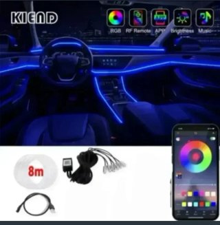 Kit Luces LED Ambiente Coche Salpicadero