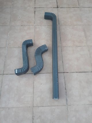Tubería Canalón Gris