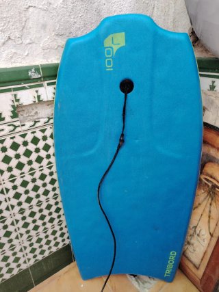 2 Tavole Bodyboard Tribord 100M Blu e Giallo