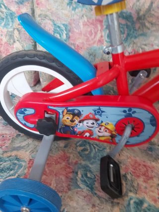 Bicicleta infantil Paw Patrol