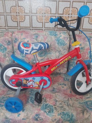 Bicicleta infantil Paw Patrol