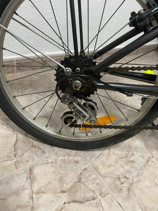 Bicicleta Plegable Negra