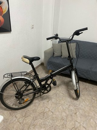 Bicicleta Plegable Negra