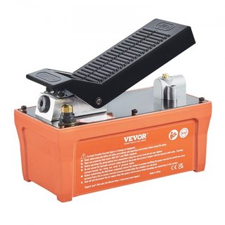 Bomba Hidráulica de Aire, 6895 bar 1.9L de Capacidad, Salida de Aceite NPT 10mm, Entrada NPT 6.4mm, Tubería de 2m, Bomba Hidráulica Actuada por Pie Treadle para Máquinas de Marco de Coche y Poste ...