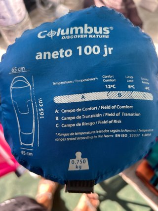 Saco de dormir Aneto 100 JR