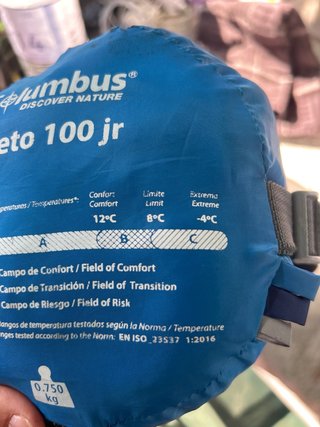 Saco de dormir Aneto 100 JR