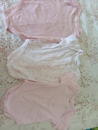 Tutine bimba rosa 4pezzi