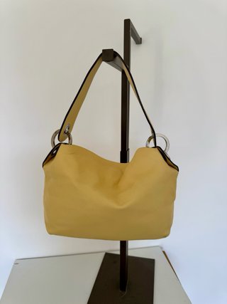 Borsa Nannini pelle donna gialla