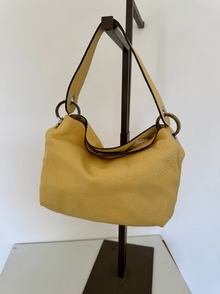 Borsa Nannini pelle donna gialla