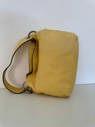 Borsa Nannini pelle donna gialla
