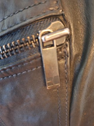 Chaqueta Piel Hugo Boss Marrón