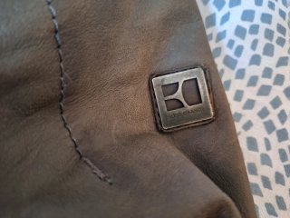 Chaqueta Piel Hugo Boss Marrón