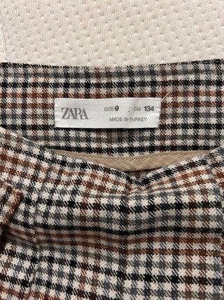 Falda pantalón cuadros niña