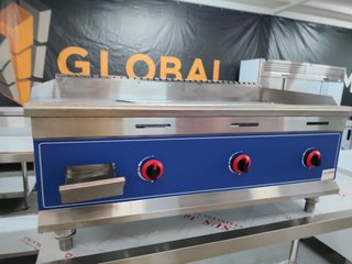 PLANCHA A GAS CROMO DURO / GLOBAL / INDUSTRIAL