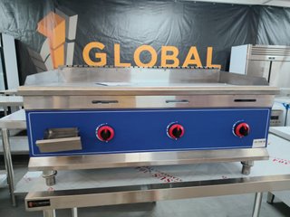 PLANCHA A GAS CROMO DURO / GLOBAL / INDUSTRIAL
