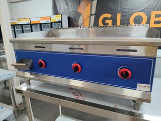 PLANCHA A GAS CROMO DURO / GLOBAL / INDUSTRIAL