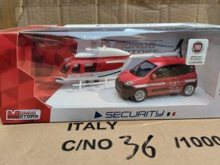 Set 2 Modellini Fiat Vigili del Fuoco