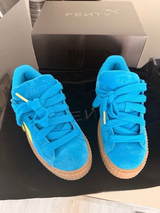 Zapatillas Puma x Fenty Suede Azul/Amarillo