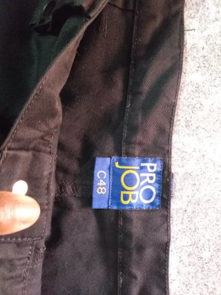 Pantalón Corto Trabajo Pro Job Negro Talla M