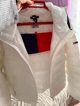 Chaqueta Tommy Jeans Blanca Talla XL