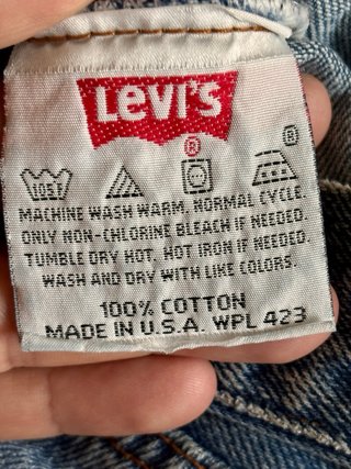 Jeans Levi's 501 Vintage USA Uomo W40 L36
