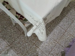 Tovaglia cotone ricamata 246x160