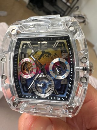 Reloj Guess Transparente Multicolor