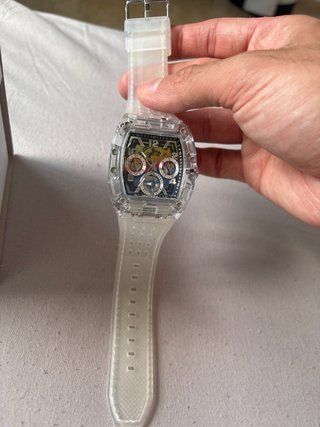 Reloj Guess Transparente Multicolor