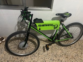 Bicicleta Eléctrica Shimano Verde