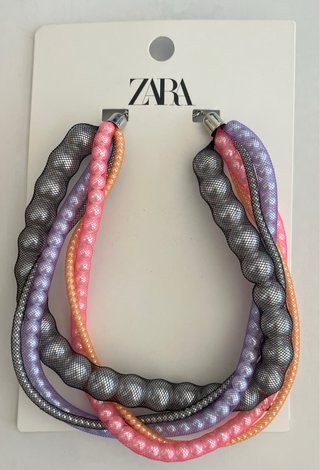 Collar Zara perlas súper vistoso