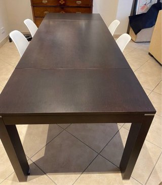 Mesa de comedor extensible madera