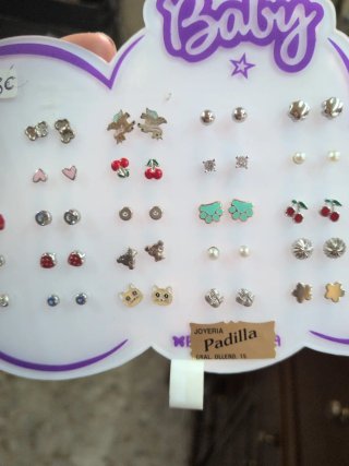 Pendientes plata 925 rosca Padilla