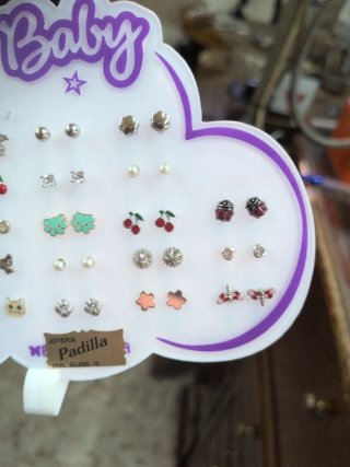 Pendientes plata 925 rosca Padilla