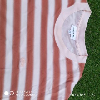 Camiseta Lacoste Rayas Talla XXL
