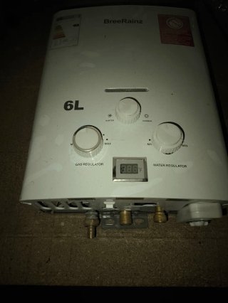 Calentador de gas butano BreeRainz 6L