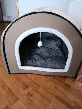 Cama para perro/gato tipo túnel.