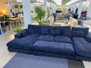 Sofá cama chaise longue azul - CHOLLO!