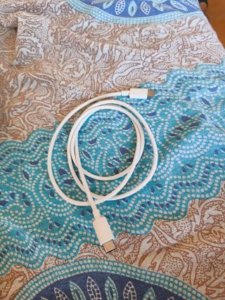 Cable Cargador USB-C Blanco
