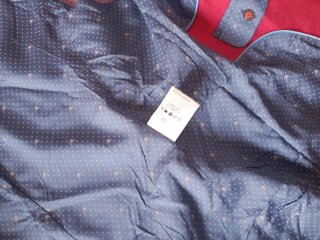 Chaleco blazer The Extreme Collection rojo de lino